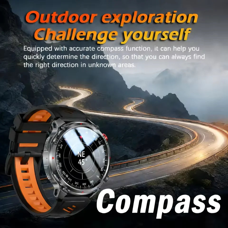 2026 New T-Rex 3 Pro Smart Watch 1100mAh Long Battery Dual-Band GPS 10ATM Waterproof Military Grade Sports Outdoor Smartwatches