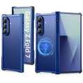 Eary Frameless Case for Samsung Galaxy Z Fold 7 Minimalist Aluminum Phone Cover Compatible for Magsafe Original Feel Metal Shell