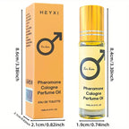 Pheromone Cologne Perfume Oil, lasting fragrance for men and women, portable travel clothes, romantic atmosphere perfume