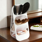 Makeup Tool Storage Rack Step Design Large Capacity Cosmetic Organizer for Skincare Makeup Brushes Lipsticks
