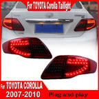 Taillight For Toyota Corolla 2007 2008-2010 Car Accessories LED Trailer Lights Tail Lamp Rear Signal Automotive Plug And Play