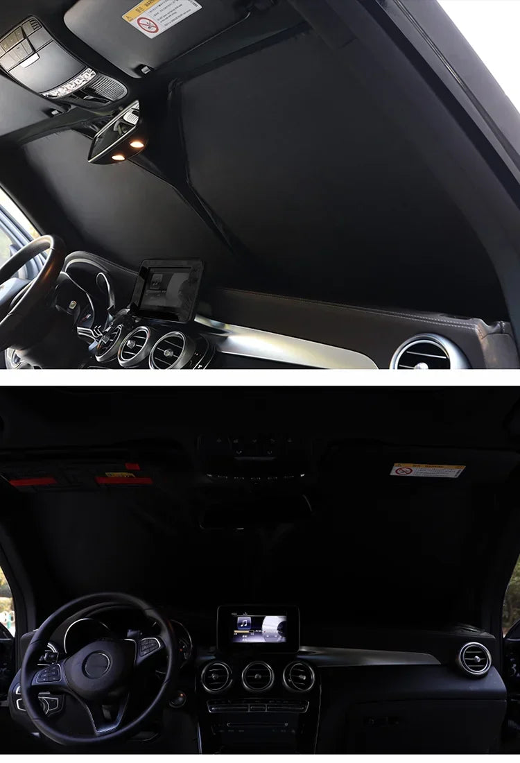 Custom Car Window Sunshade For Toyota Corolla Sedan E140 2009-2013 10th Gen Magnetic Curtain Mesh Front Windshield Frame Curtain