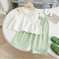 New Baby Clothes Girls Suits Summer Children Vest Shorts 2Pcs/Sets Kids Girls Clothing Infant Casual Costume Toddler Tracksuits