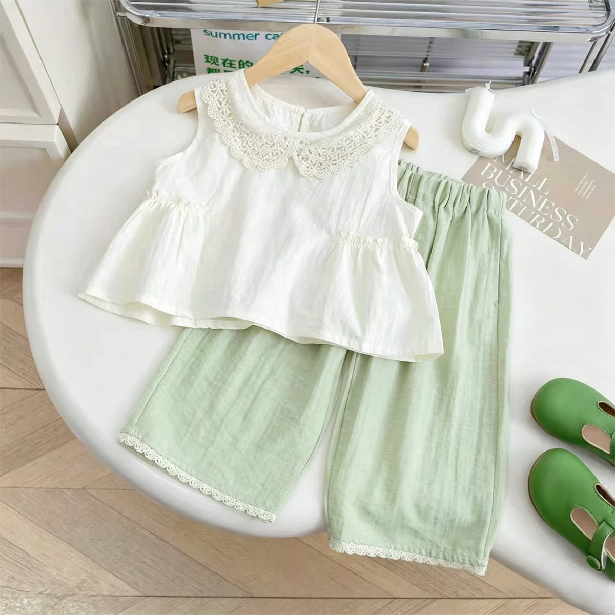 New Baby Clothes Girls Suits Summer Children Vest Shorts 2Pcs/Sets Kids Girls Clothing Infant Casual Costume Toddler Tracksuits