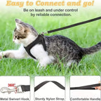 Breathable Vest-Style Pet Harness & Shock-Absorbing Leash, Comfortable for Dogs & Cats Outdoor Walking