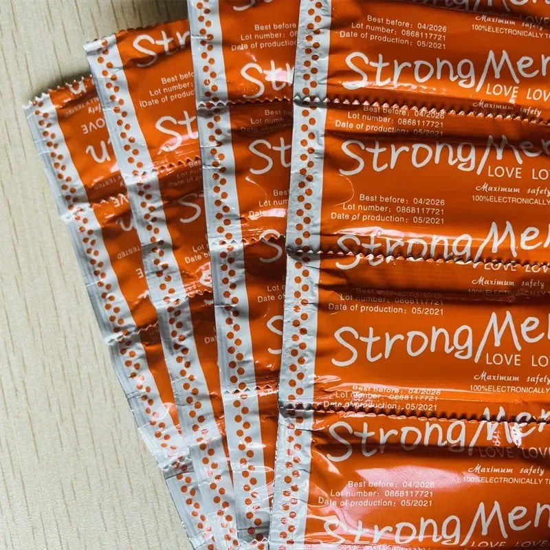 10/30/50pcs Condom 52mm Ultra Thin Cock Penis Sleeve Natural Latex Lubrication Contraception Supplies Adults Safer Sex Products