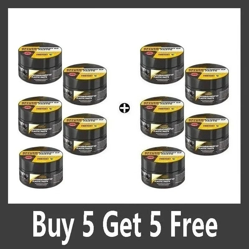Car Interior Repair Paste, Interior and Exterior Plastic Polishing Wax, Scratch Repair, Also Suitable for Tires.