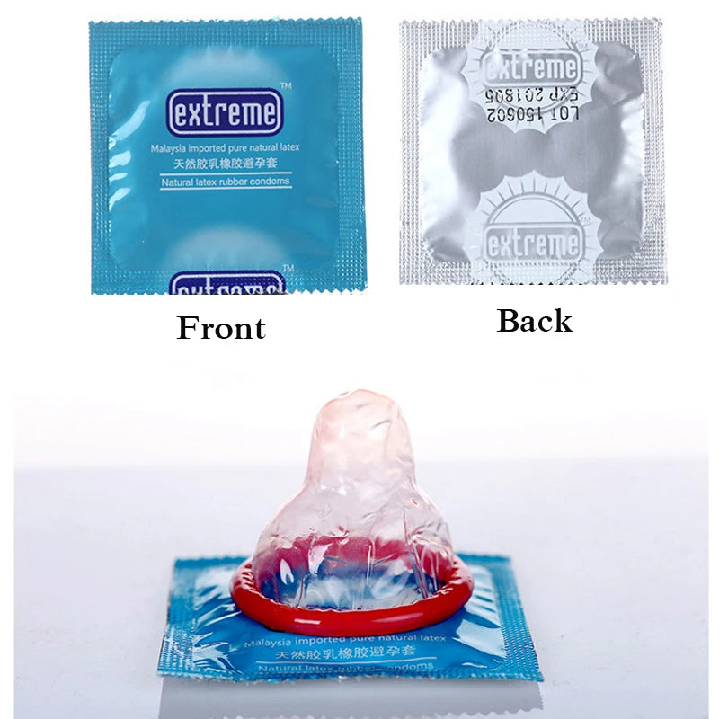 12PCS Men Condoms Natural Latex Penis Sleeve Sex Products Vaginal Stimulation Ultra Thin Condoms Safer Contraception