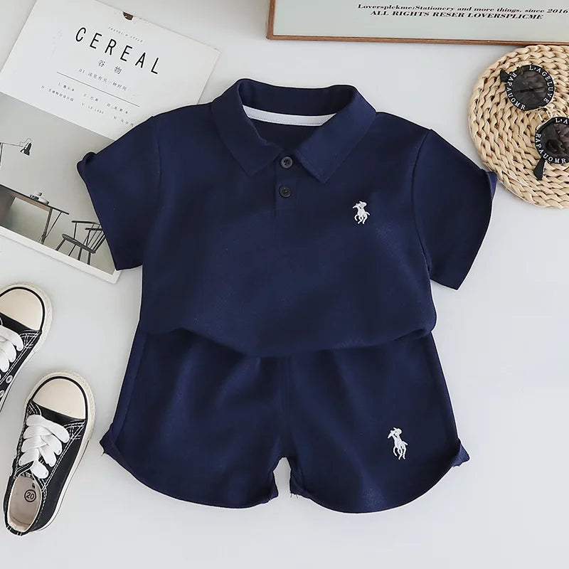 Summer New Baby Boys Clothing For Children Boys T-Shirt Shorts 2Pcs/Sets Infant Kids Clothes Casual Costume Toddler Tracksuits