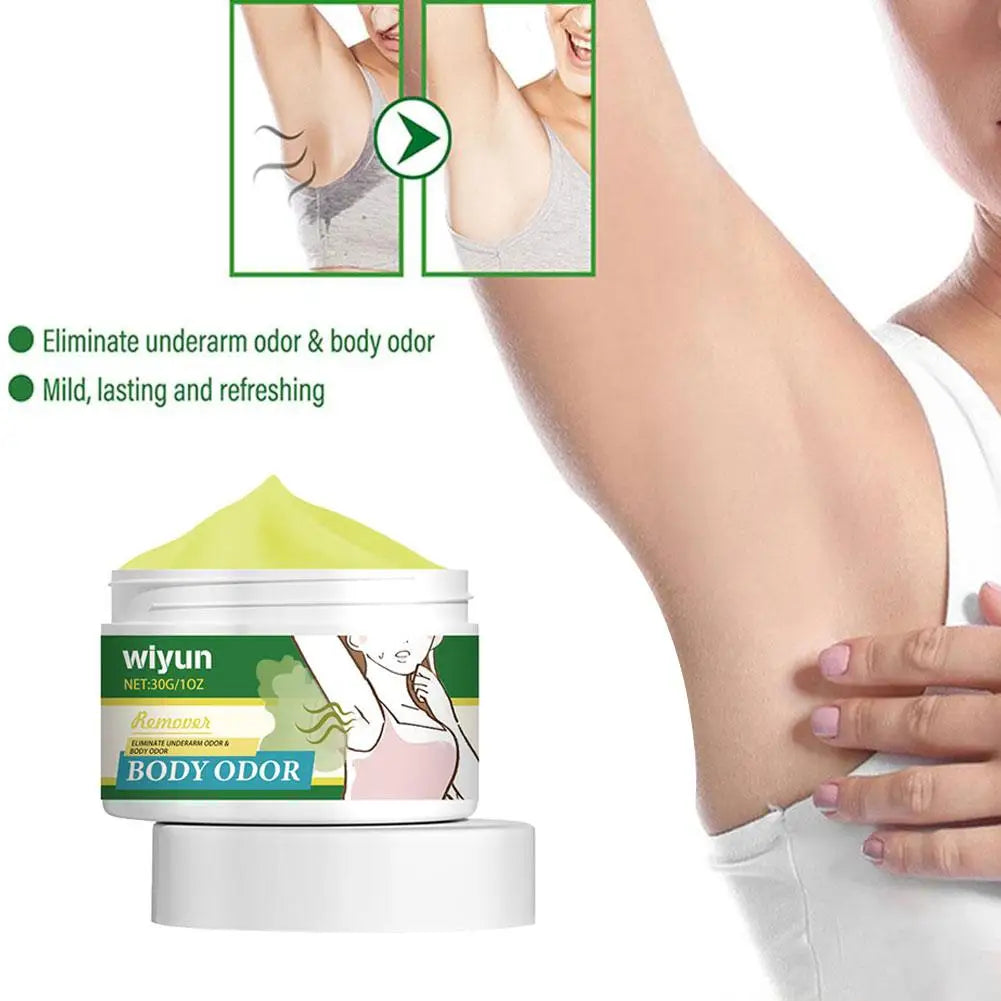 Odor Cream for Body Sweat Remove Bad Smell Deodorant Armpit Lasting Refreshing Significant Effect Sweatproof Odor Cream