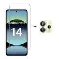 6in1 Full Gule Glass For Xiaomi Redmi Note 14 Tempered Glass Redmi Note 14 Screen Protector Camera Lens Film Redmi Note 14
