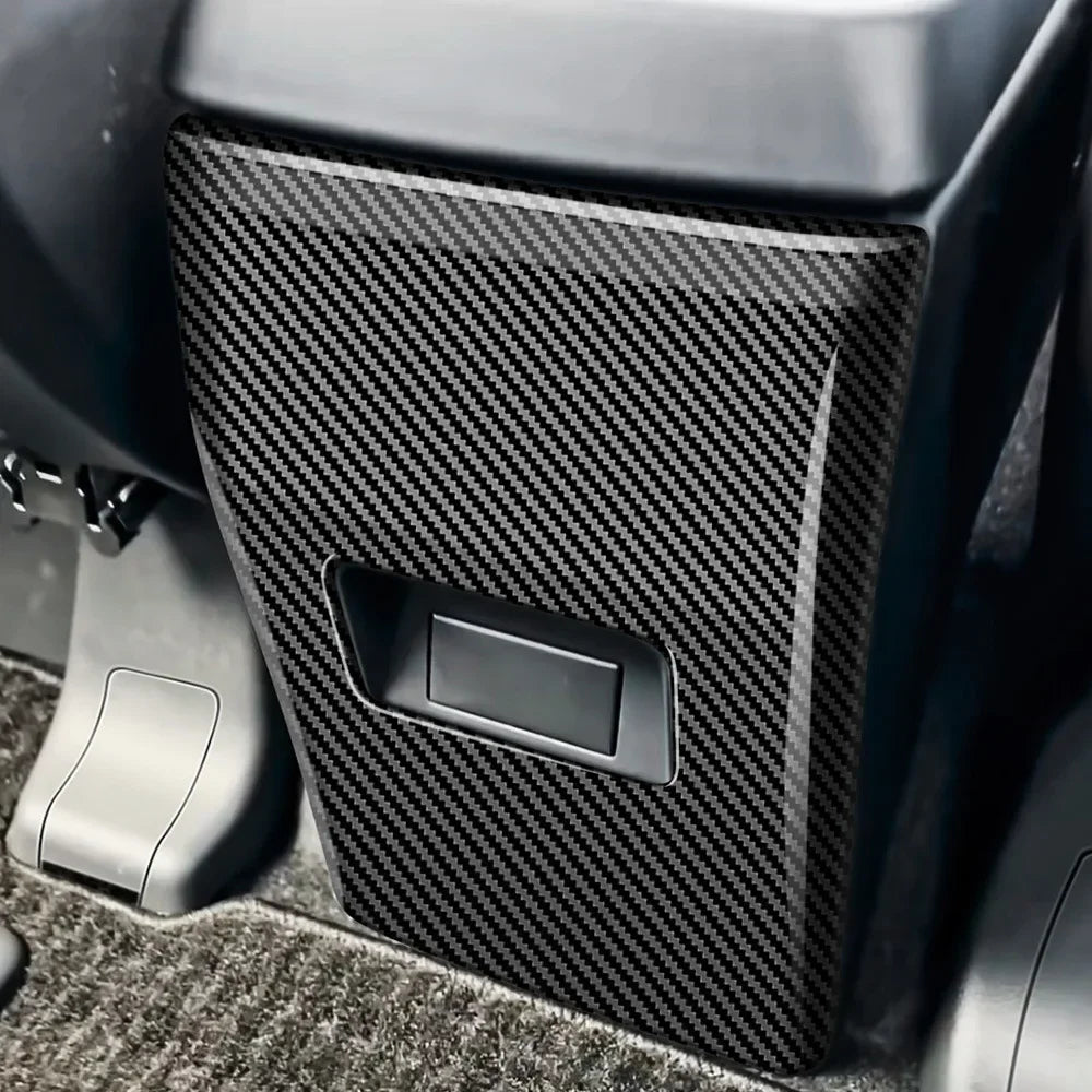 RHD For Toyota Voxy 90 Series 2021 2022 2023 Carbon Fiber inner Steering Wheel Button Decorative Cover Accessories Car Styling