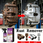 Latest car rust remover, car wheel care, fast rust remover, car exhaust pipe rust remover spray, cleans metal powder stains