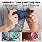 Eary Z Shape Minimalist Phone Case For Samsung Galaxy S25 S24 Ultra With 360 Rotatable Magnetic Stand Shockproof Slim Case 2025