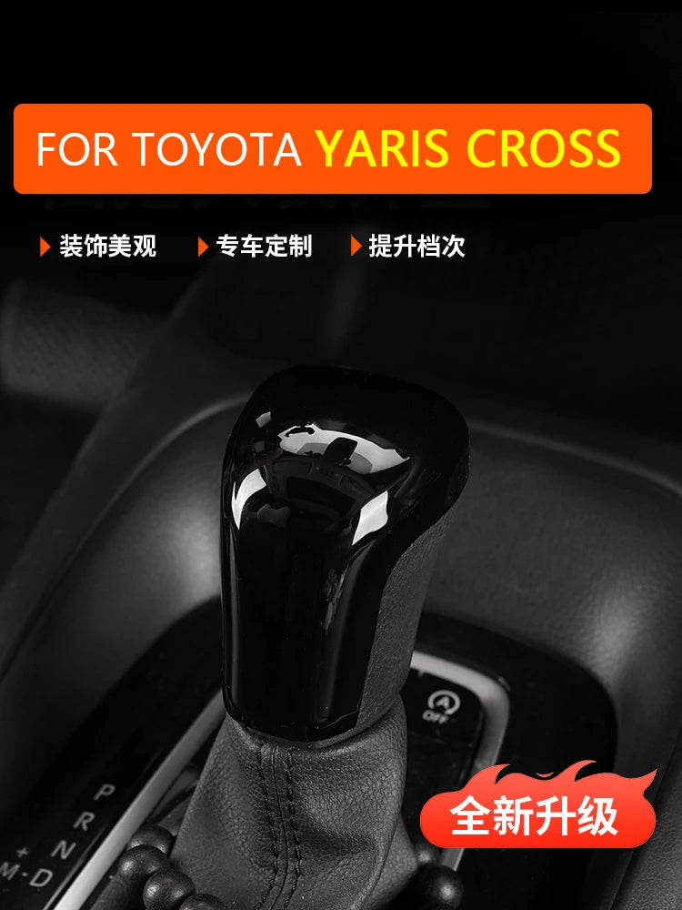 For Toyota Yaris Cross 2024 2025 Car Accessories ABS Interior Center Control Gear Cover Trim Molding W4 For COROLLA Cross