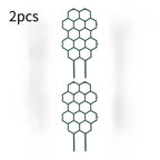 2pcsHoneycomb Design Plant Trellis, Rustproof Plastic Support for Potted Vines and Flowers, Indoor Outdoor Garden Climbing Frame
