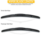 Erick's Wiper LHD Front Wiper Blades For Toyota Noah Voxy ZRR70 VAN 2007 - 2013 Windshield Windscreen Window Rain Brush 26"+16"