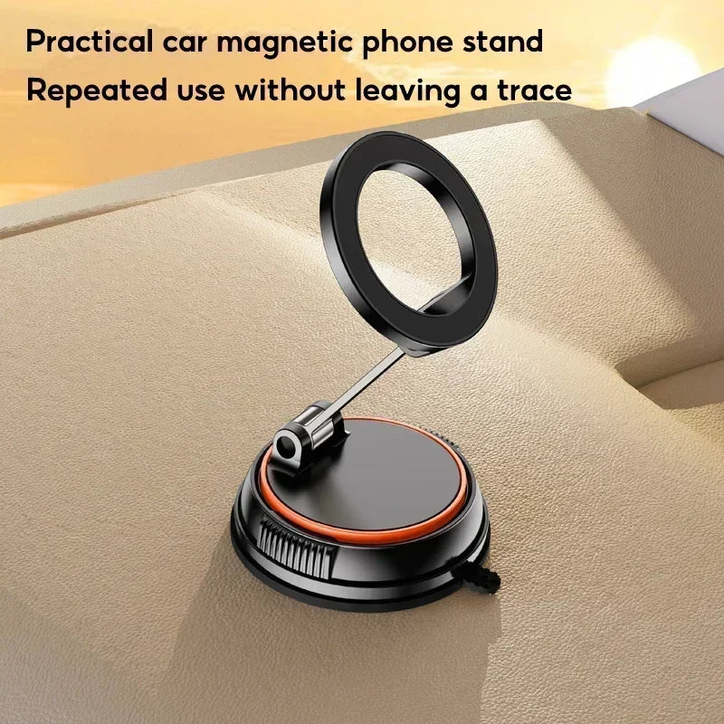 Eary Wireless Car 15W Fast Charger Suction Cup Phone Holder Stand Magnetic Car Mount Dashboard Magsafe Fit for iPhone Samsung HW