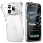  Transparent Silicone Phone Cases For iPhone 17 16 15 14 13 12 11 Pro Max Plus Air XR X Soft TPU Back Cover Clear Case