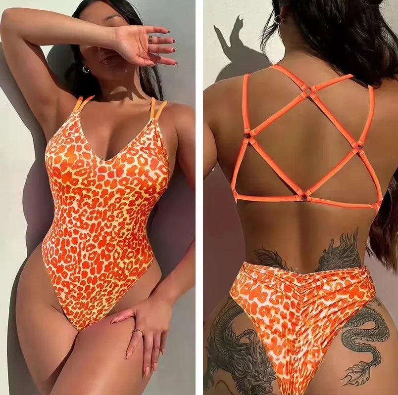 2026 Pad Swimwear Women Beach One Piece Swimsuit Mujer Trikini Bikini  Maio Biquini Badpak Maillot Femme
