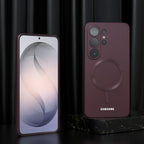 For Samsung Galaxy S26 Ultra S25 FE A57 Magsafe CaseS26 S25 S24 S23 S22 S21 Ultra Plus FE EDGE Soft Silicone Phone Back Cover