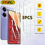 NNBILI 5/3Pcs Tempered Glass For Xiaomi Redmi Note 13 12 Pro Screen Protector For Redmi Note13 12 13C 12C Full Coverage Glass