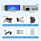 1DIN 6.86inch Universal MP5 Car Radio Support Wireless Carplay Android AUTO AUX USB BT Touch Screen Multimedia Video Player