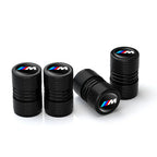 4Pcs Car Wheel Tire Valve Caps Air Stem Covers Accessories For Bmw M M3 M5 Performance E36 E39 E46 E53 E90 E60 E61 E93 X3 X1