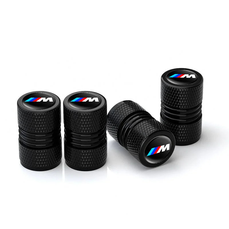 4Pcs Car Wheel Tire Valve Caps Air Stem Covers Accessories For Bmw M M3 M5 Performance E36 E39 E46 E53 E90 E60 E61 E93 X3 X1