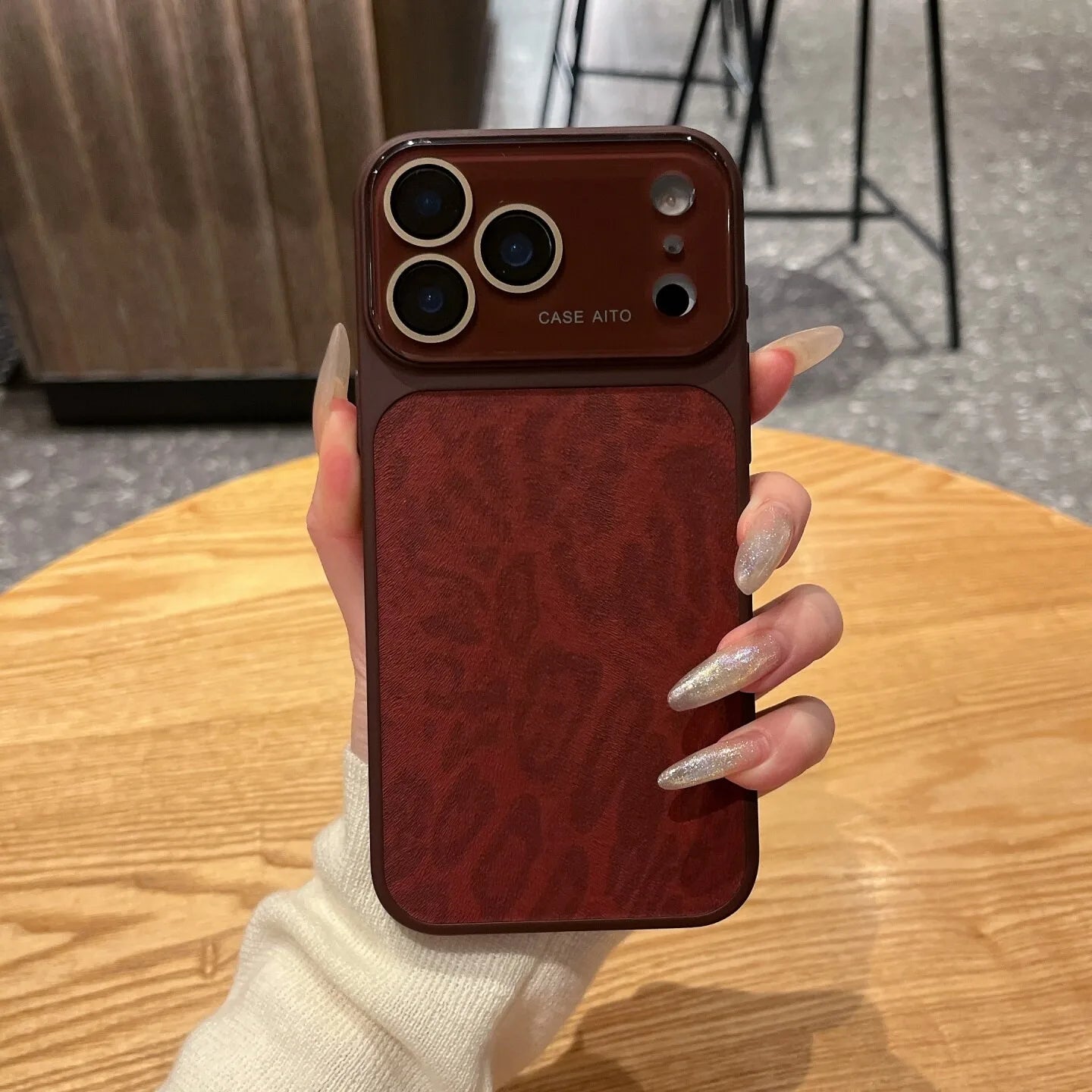 Luxury Leopard Print Phone Case For iPhone 13 14 15 16 17 Pro Max Shockproof Bumber Cases Cover