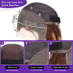 P427 250% 30-36 Inch Highlight Deep Wave Frontal Wig Omber 13x4/13x6 Hd Lace Front Wig CurlyHuman Hair 4x4 Closure Glueless Wigs