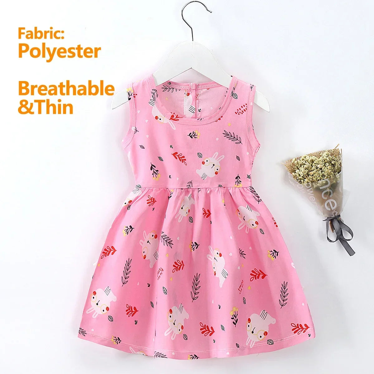 Girl Dresses Cotton Children clothing Summer Kids Clothes Dresses For Girls Party Princess Fashion Outfit cartoon Beach Dress