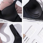 Logirlve French Thin Cup Lingerie Set Lace Bras High Quality Women Underwear Wireless Push Up Brassiere Breathable Bras Panties