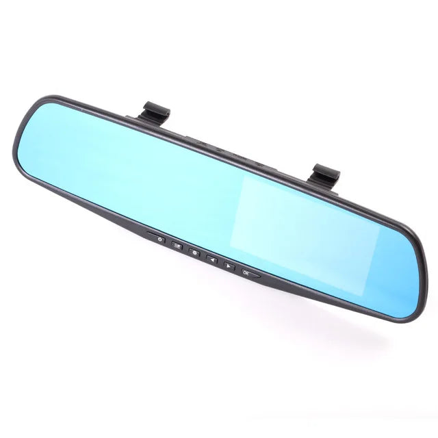 Full HD 1080P Dash Camera Dual Lens Driving Recorder Car DVR Speedcam Rearview Mirror Camera Radar Detector Auto Video Recorder