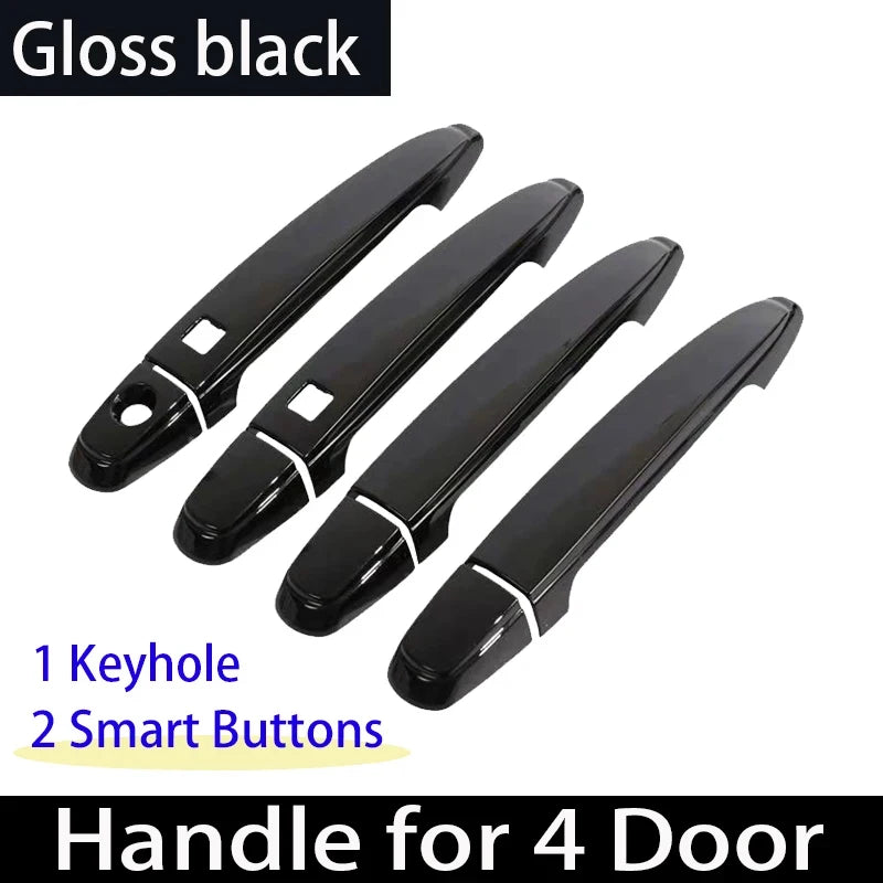 For Toyota Noah Voxy NAV1 R70 2007~2014 Luxury Car Door Handles Covers Exterior Scratch Protective Decor Rustproof Accessories
