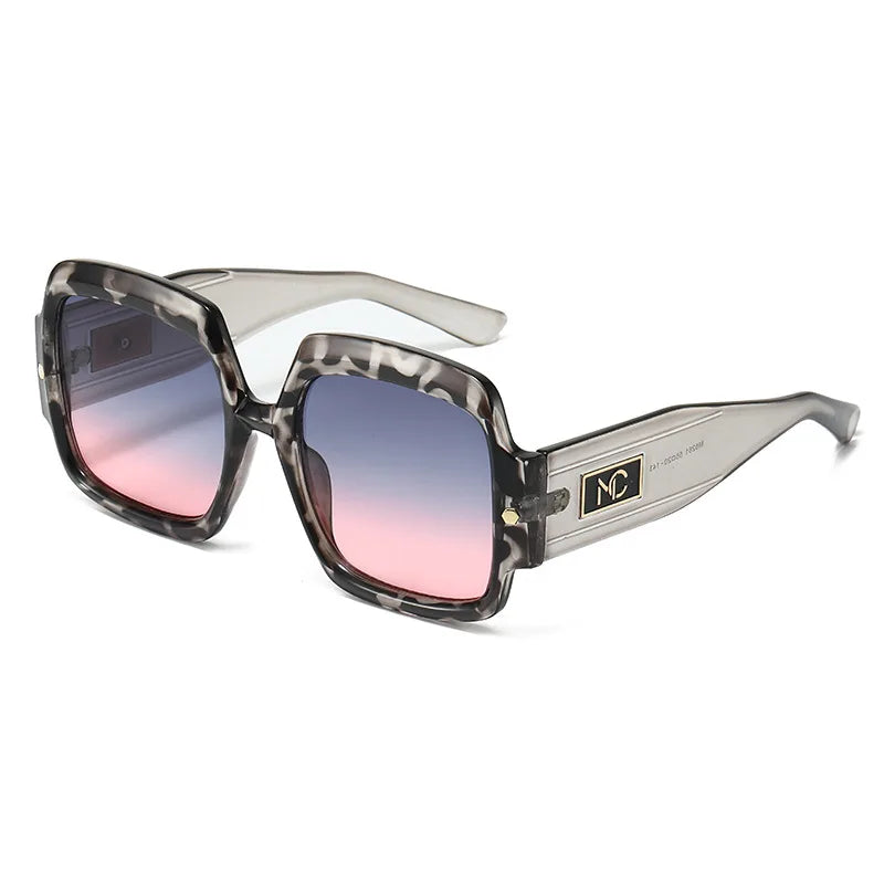 Luxury NC Fashion Brand Sunglasses Women Men Oversized Sun Shades Designer Glasses Trending Unisex Glasses UV400