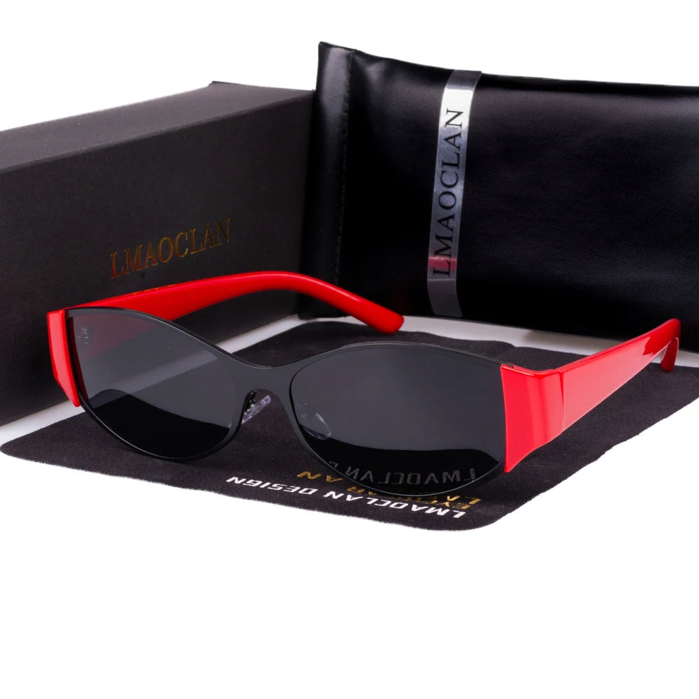 Women Polarized Sunglasses Steampunk Style Narrow Face Female Sun Glasses Woman accessories 2026