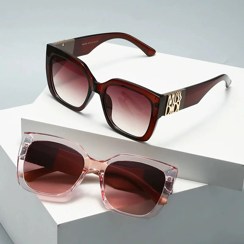 Luxury Miss D Fashion Women Sunglasses Designer Stylish Brand Ladies Sun Glasses Square Casual Trend Eyewear UV400