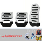 1set Car Pedal Protection Cover Car Brake Accelerator Pedal Manual Gear Pedal For Car Universal Pedal
