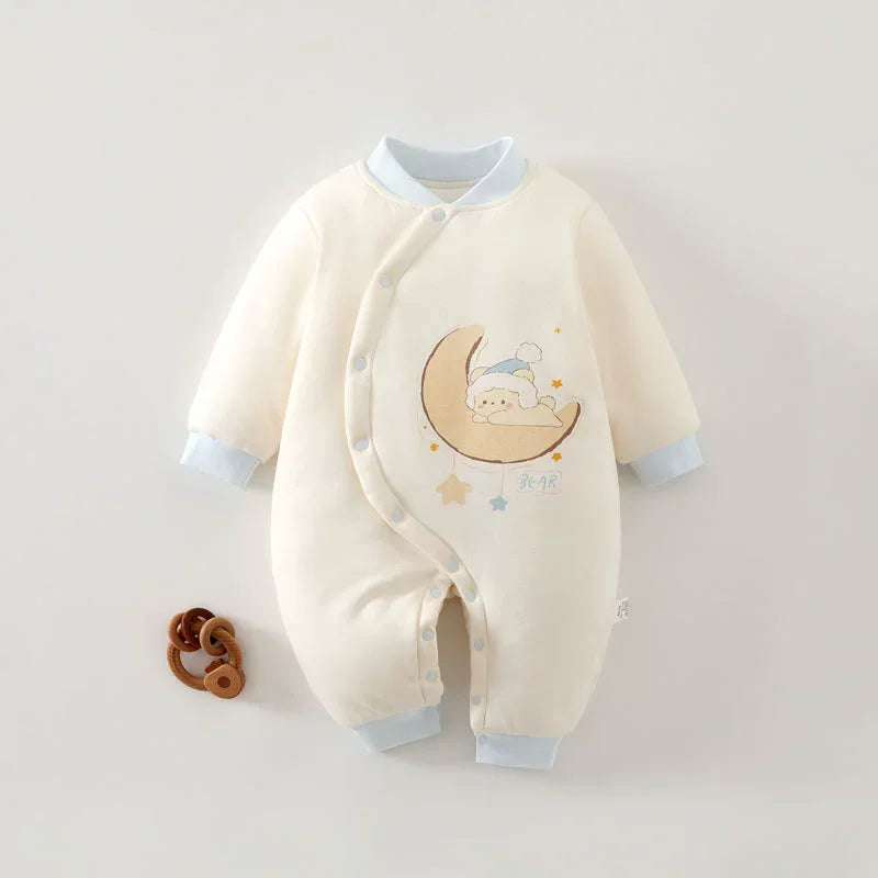 Winter Baby Rompers clothes cotton warmth Infant Jumpsuit  High quality Newborn Baby Girl Boy Cartoon Romper clothes