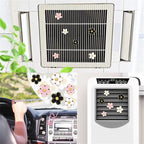 4Pcs/Set Car Outlet Vent Perfume Clips Car Air Freshener Conditioning Aromatherapy Small Daisy Interior Decoration Accessories
