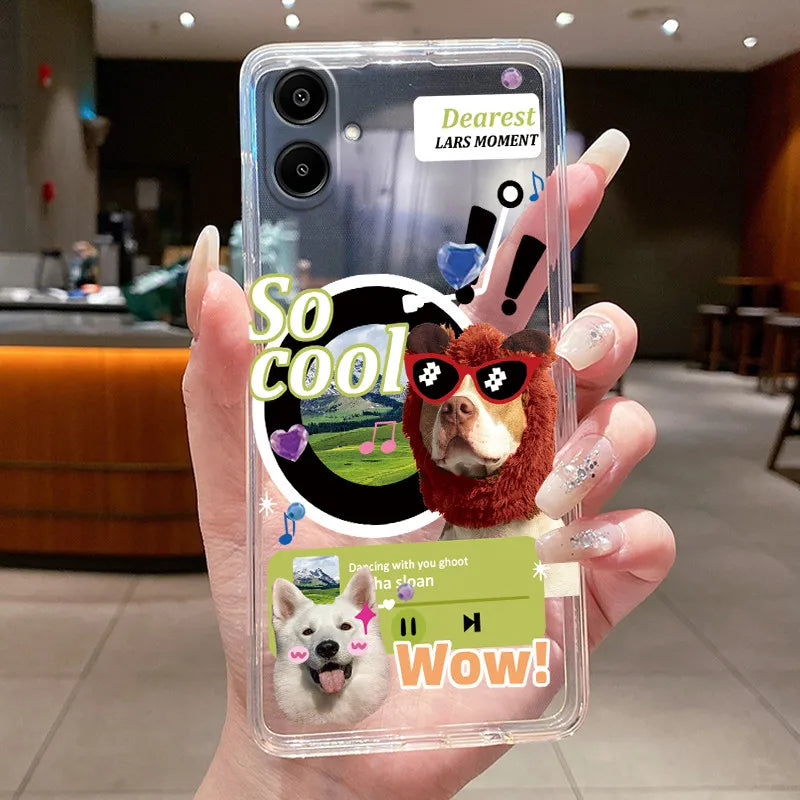 For Samsung A07 2025 Clear Phone Case Luxury Butterfly Flowers Casing For Samsung Galaxy A07 SamsungA07 A 07 Silicone Back Cover