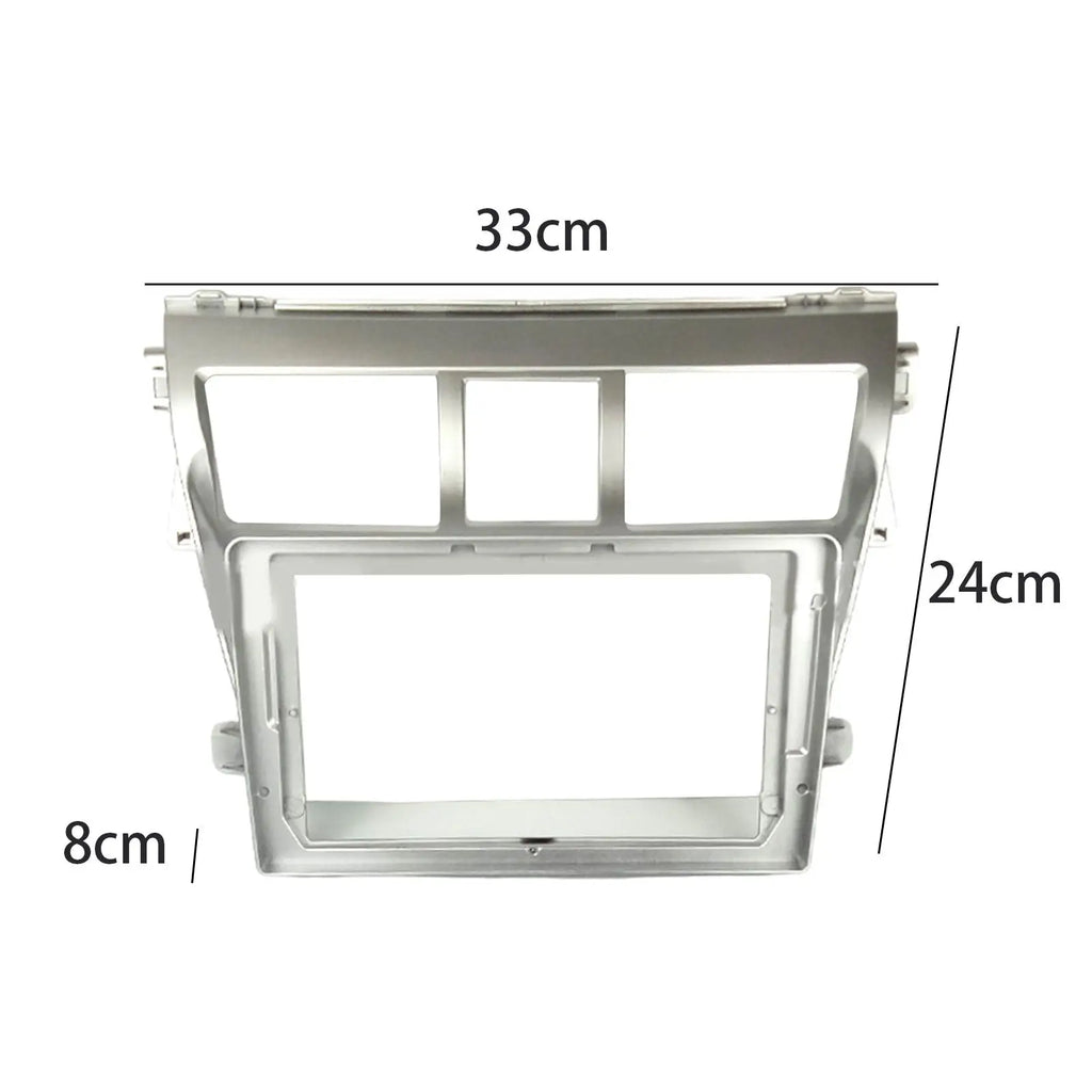 Navigation Screen Frame, Panel Frame, Parts Decoration for Toyota Vios Yaris 2008-2014 Audio Panel Frame Professional Auto Parts
