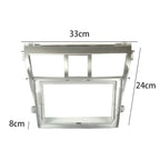 Navigation Screen Frame, Panel Frame, Parts Decoration for Toyota Vios Yaris 2008-2014 Audio Panel Frame Professional Auto Parts
