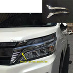 For Toyota Noah Voxy 80 Series 2015 2016 2017 2018 2019 2020 2021 Sticker Body Head Front Eyebrow/Trim Light Lamp Frame Cover