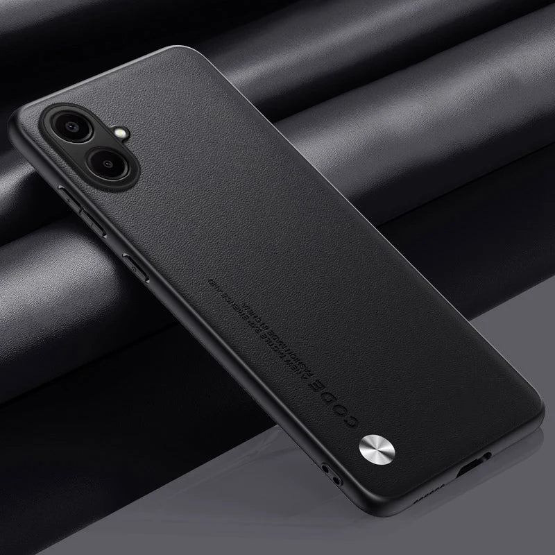 Luxury PU Leather Case For Samsung Galaxy A07 4G Back Cover Silicone Shockproof Full Protection Phone Case For Samsung A07 Coque