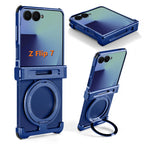 Eary for Samsung Galaxy Z Flip 7 6 Case for MagSafe 360°Rotatable Magnetic Kickstand Wireless Charging Anti Scratch Phone Cover