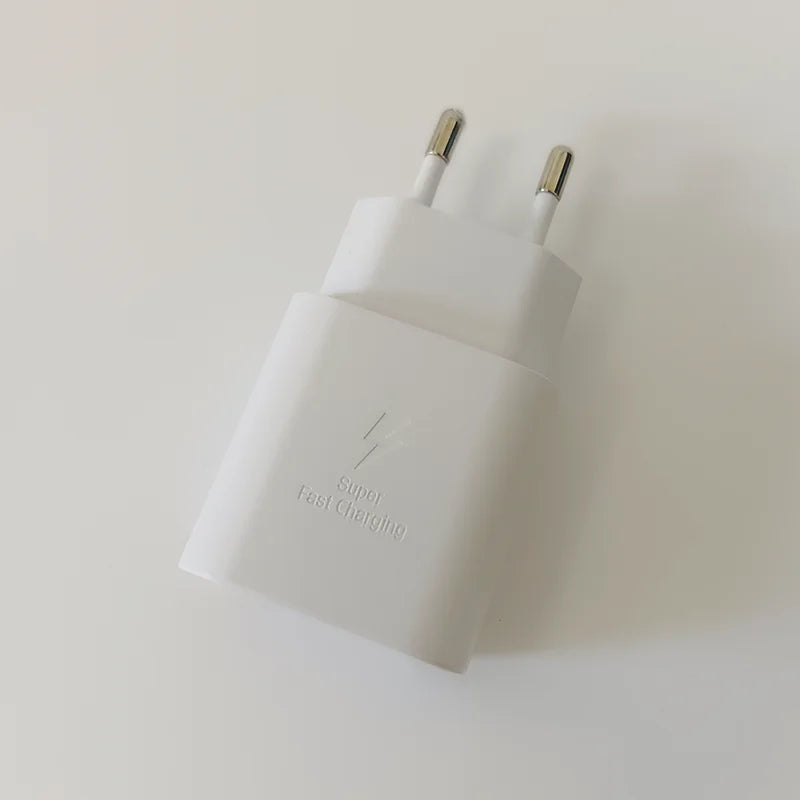 Samsung 25W Original Fast Charger EU US Type C Cargador Adapter For Galaxy S26 S25 S24 S23 S22 M17 M07 A07 A26 A17 A15 Z Fold7 6