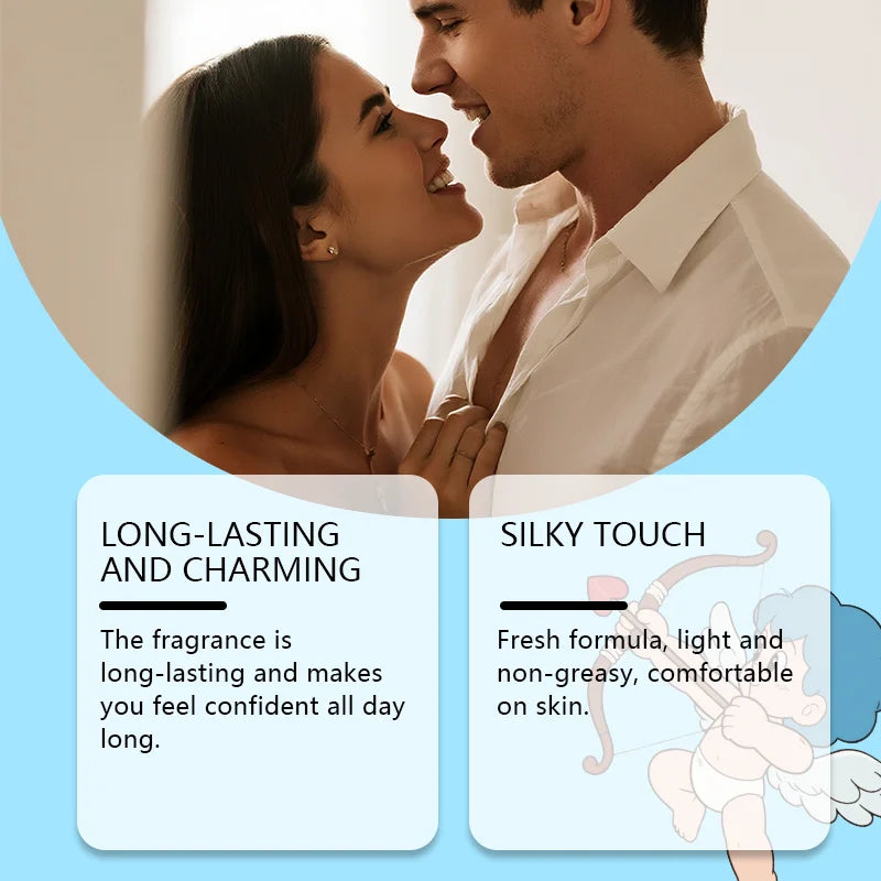 Cupid Fragrances By Lemonfay, Pheromone Roll-On Perfume Oil, Unisex Long Lasting Scent, 15ml Portable Attraction Gift