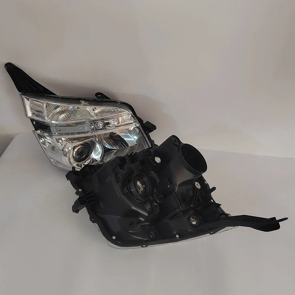 SET Car Headlight with Lens  for Toyota Voxy Zrr70 R70 2010 2011 2012 2013 White Headlamp